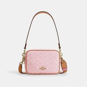Coach Powder Blush Pink Crossbody Camera Bag